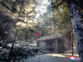 Maison natale au camp secret du mont Paektu