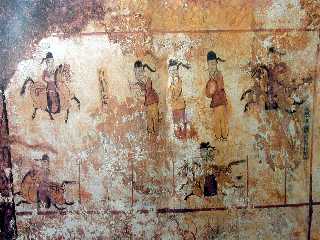 La fresque de la tombe du Coguryo
