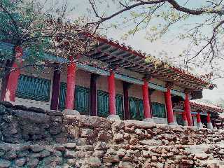 Le bâtiment principal du temple Hyonchung