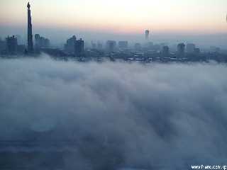 the Misty Taedong River